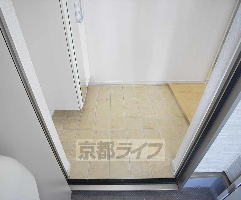 玄関　角部屋の玄関です。