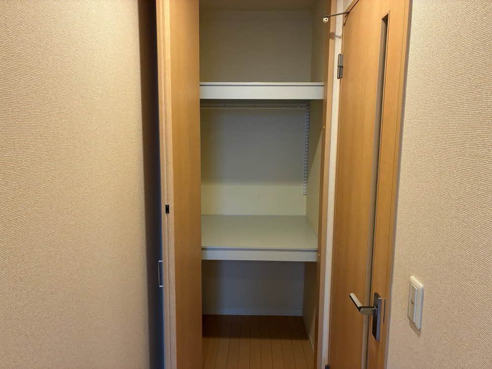 収納　あると嬉しい廊下収納です。