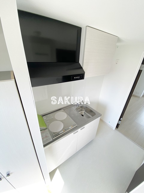 キッチン　お掃除しやすい人気のIHコンロ♪