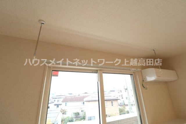眺望　室内物干し