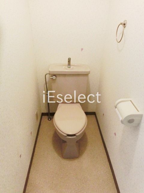 トイレ　トイレはシンプルですね。