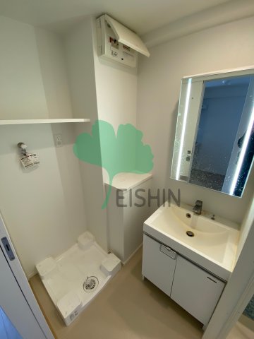 洗面設備　建設中のため同シリーズ物件の写真です。