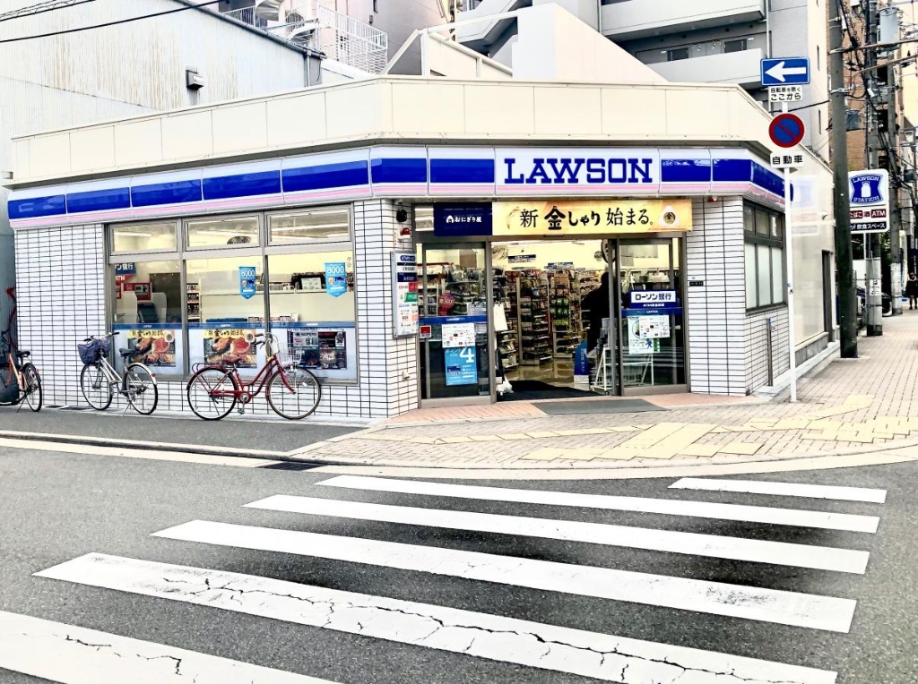 コンビニ　ローソン 松ケ枝町店（コンビニ）まで74m