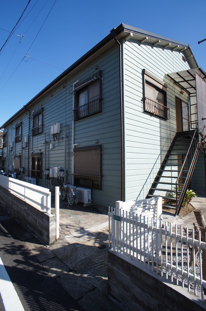 建物外観　目の前は多摩川で絶景ロケーションです☆