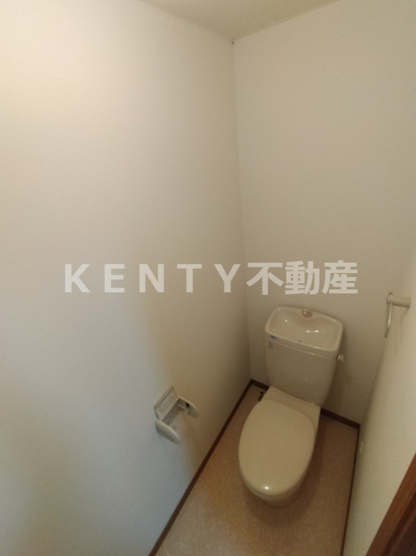 トイレ　ゆったりとした空間のトイレです