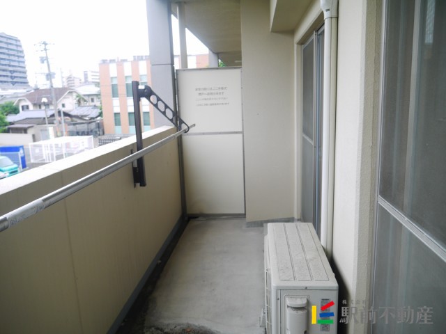 バルコニー　室内洗濯機置き場＾＾