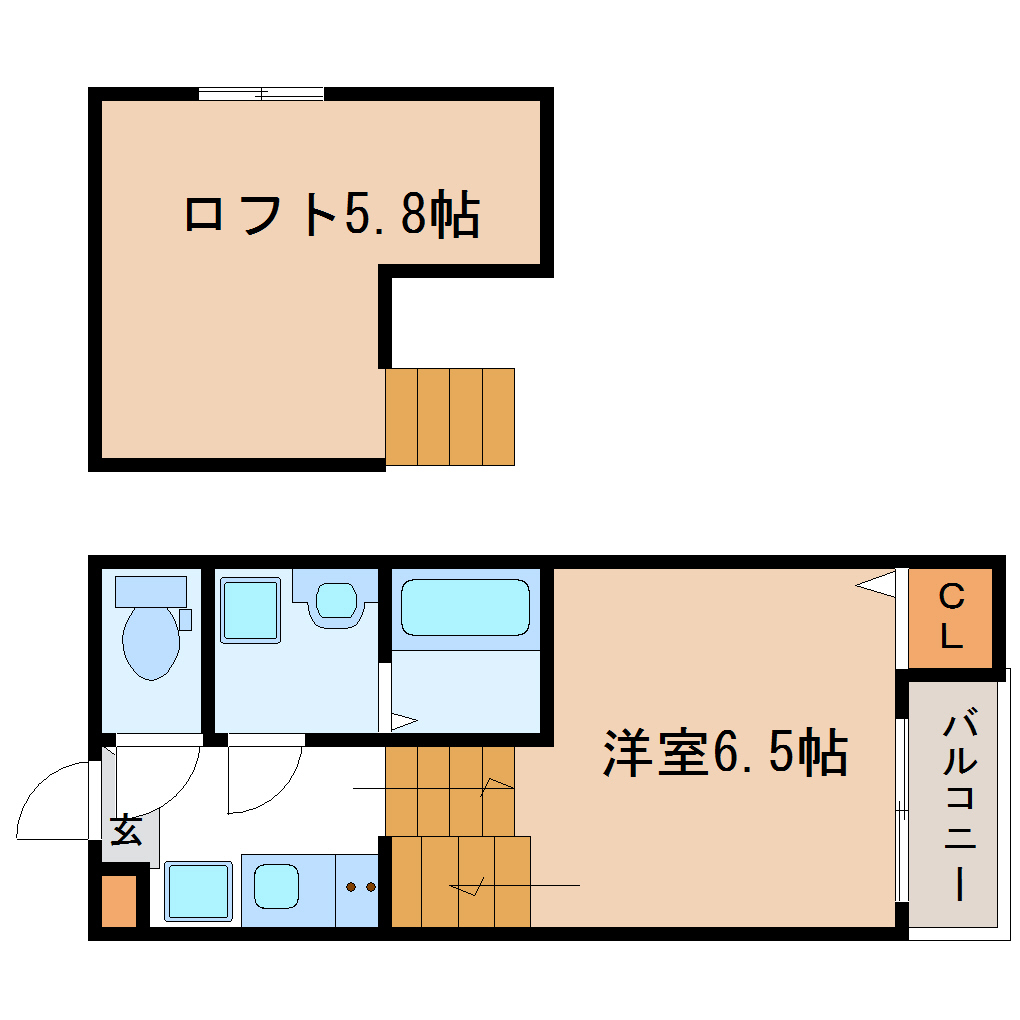 エルファード長町の間取り写真