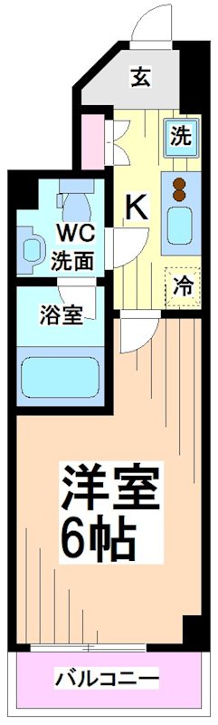 小田急線 向ケ丘遊園駅 徒歩3分 10階建 築1年の間取り写真