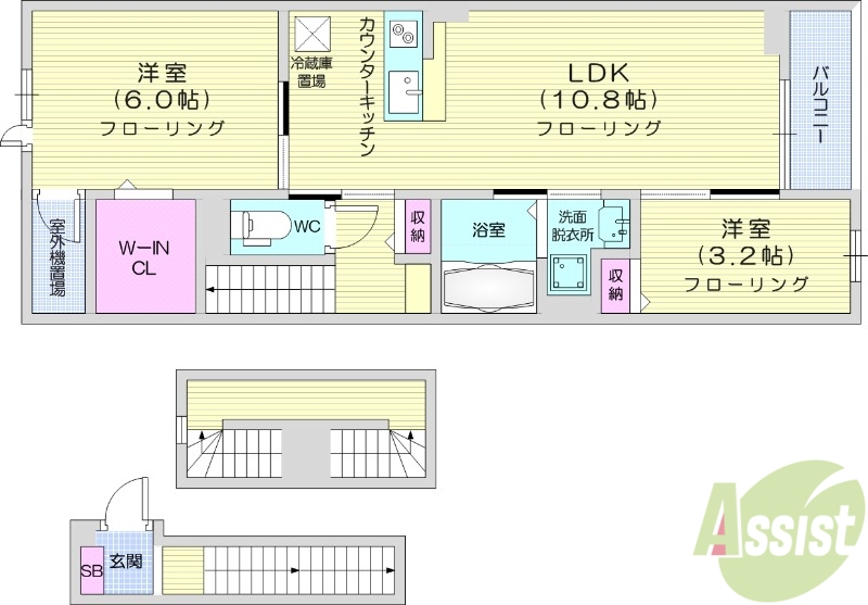 カントリーレイク3の間取り写真