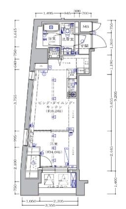 日神デュオステージ笹塚西館の間取り写真
