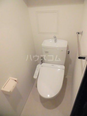 アルベルク河原のトイレ写真