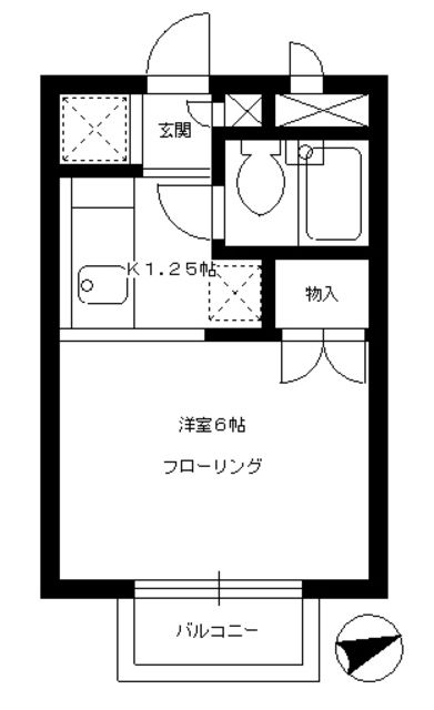 ハイツユーの間取り写真