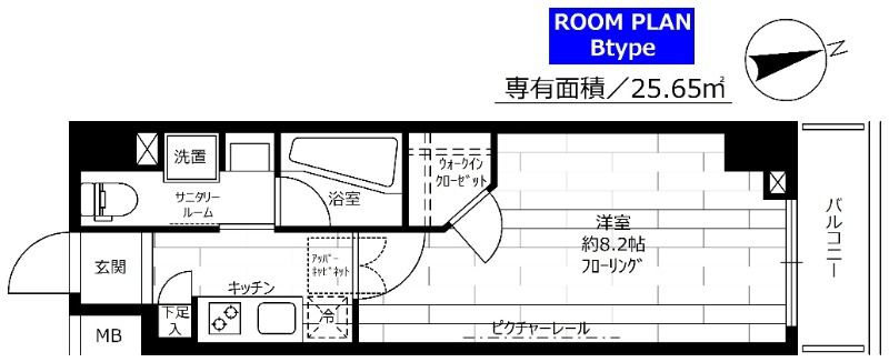 ステージファースト飯田橋アジールコートの間取り写真