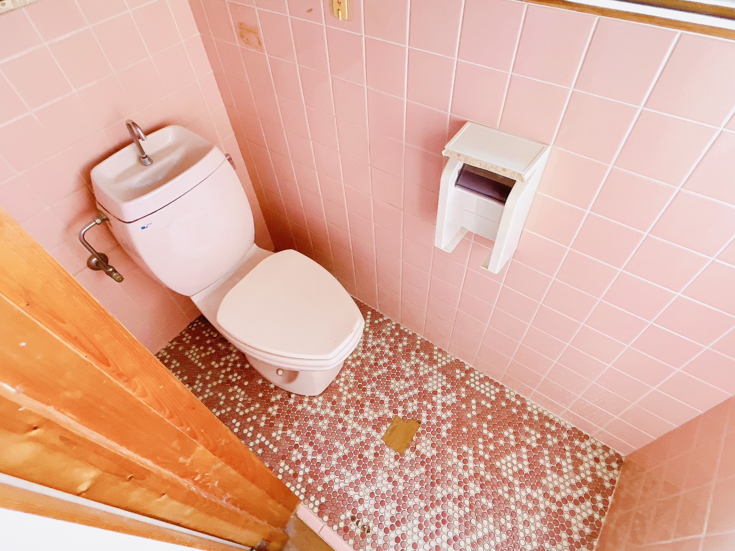 南海高野線 御幸辻駅 徒歩8分 2階建 築39年のトイレ写真