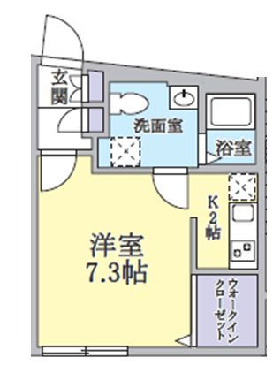 クラージュ中野の間取り写真