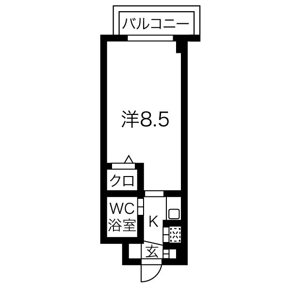 ファーストリバーの間取り写真