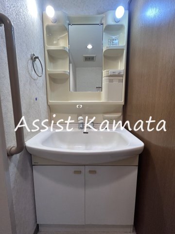 洗面設備　写真は同タイプの別号室です