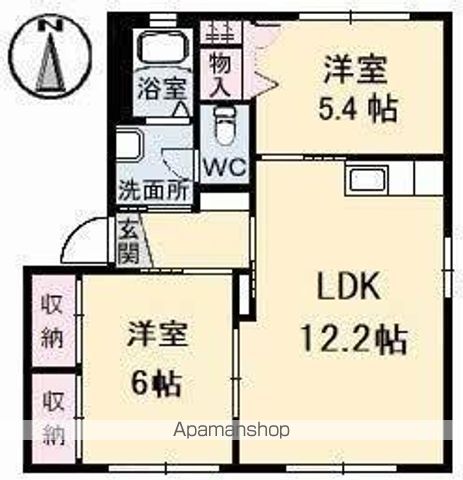 高松琴平電鉄琴平線 仏生山駅 徒歩36分 2階建 築27年の間取り写真