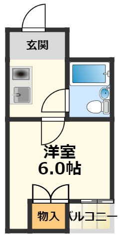 グロリアマンションの間取り写真