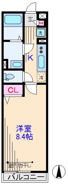 リブリ橘の間取り写真