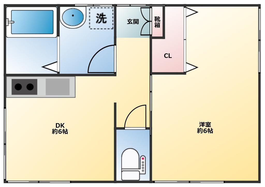 東日暮里6丁目アパートの間取り写真