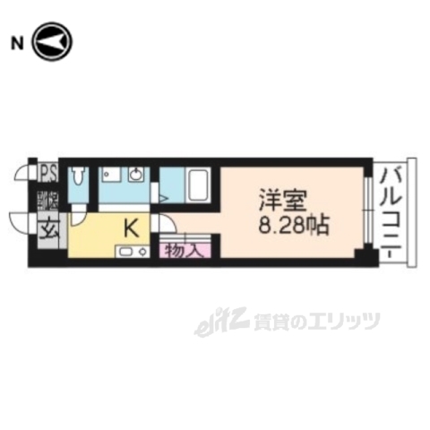 ファーストコート五条新町の間取り写真