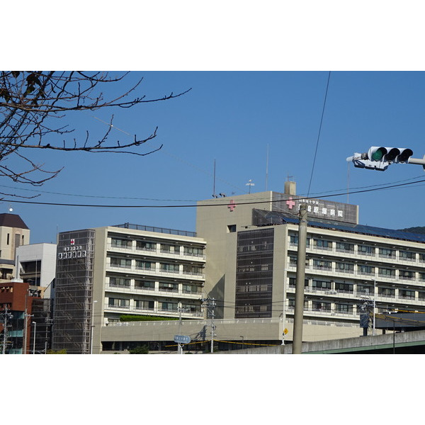 病院　日本赤十字社長崎原爆病院（病院）まで560m