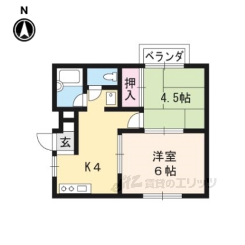 四十八番館の間取り写真