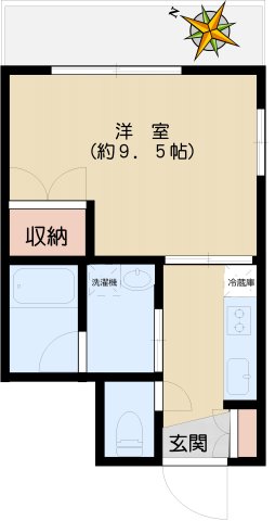 茗荷谷ハイツの間取り写真