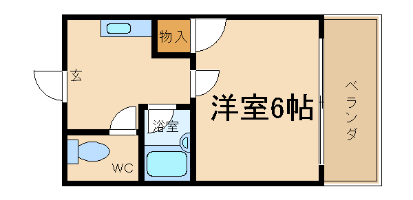 ベルフレージュ住吉の間取り