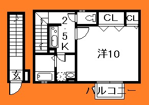 船橋市印内のマンションの間取り