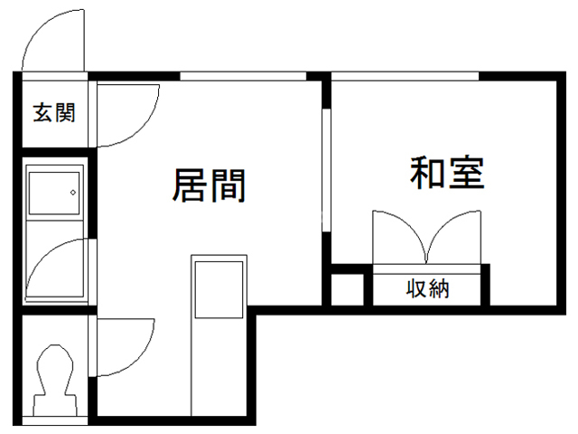 ニューハイツ鈴蘭の間取り