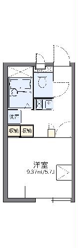 レオパレスワールドIIの間取り