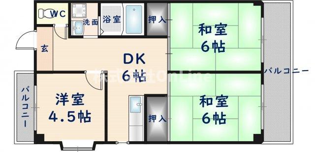 マンション吾光の間取り