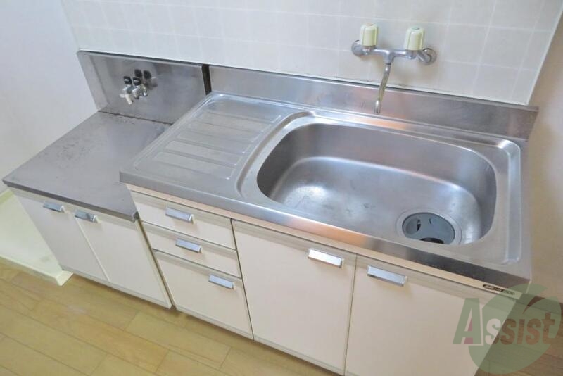 キッチン　キッチン派ス金歯ガスコンロを置いていただいてご利用ください。