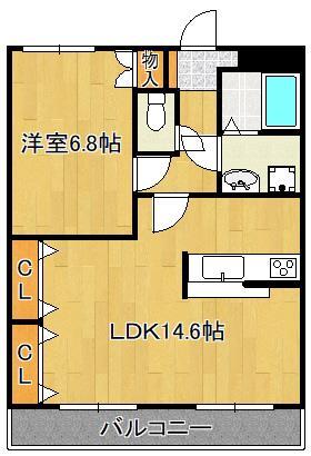 サンメイプルの間取り