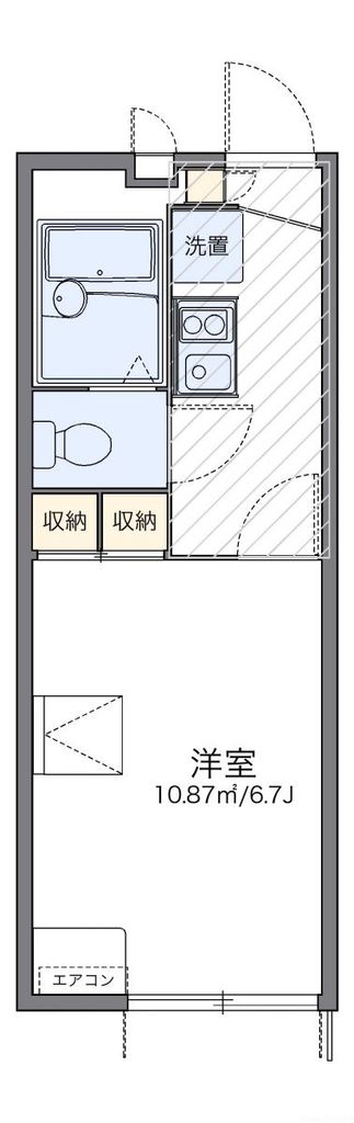 東京都府中市白糸台６（アパート）の賃貸物件の間取り