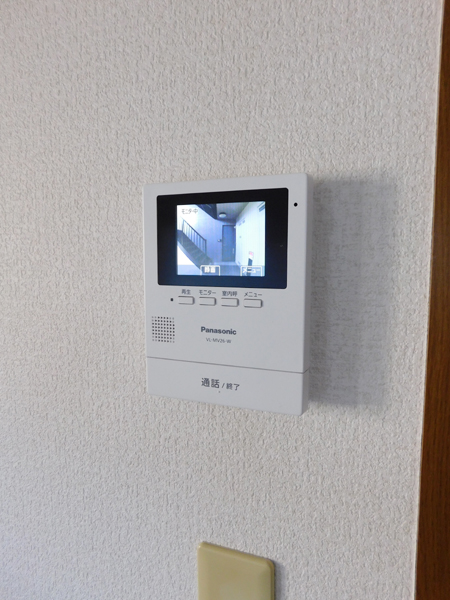 セキュリティ　TVモニターホンで来訪者を確認出来ます！