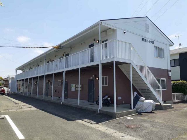 熊本県熊本市北区西梶尾町（アパート）の賃貸物件の外観