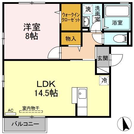 リビングタウン湖山の間取り