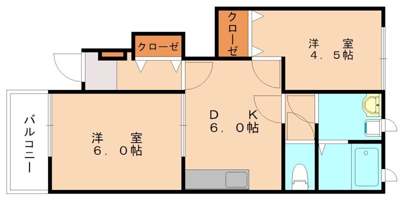 ラフレシールIの間取り