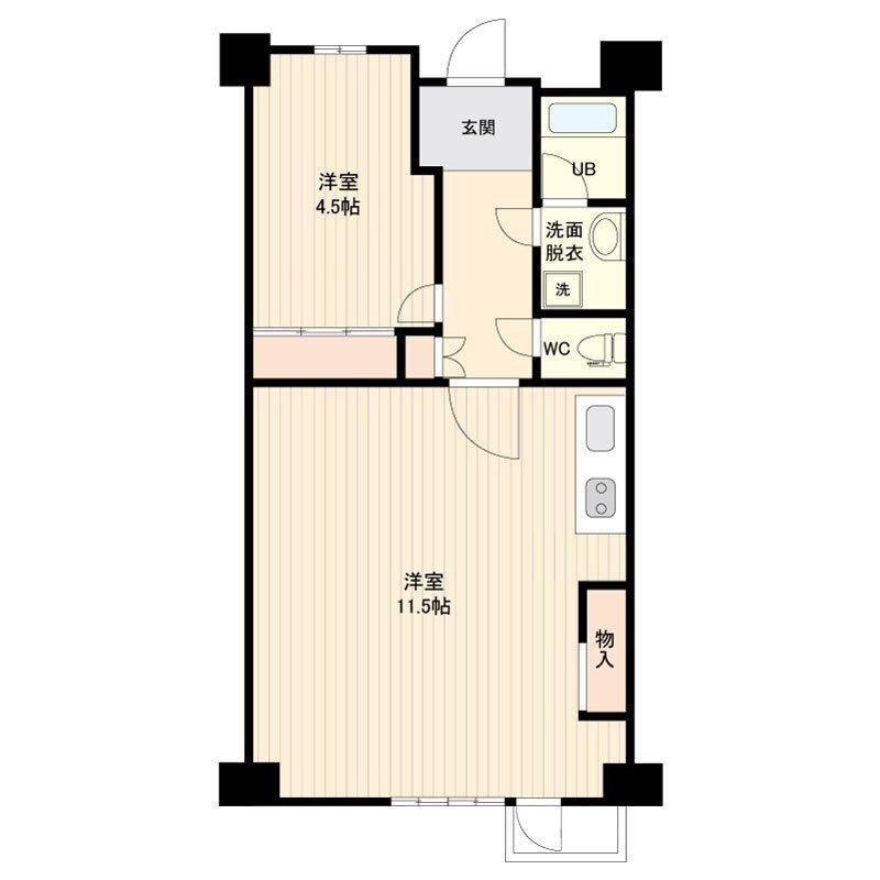 文京区向丘のマンションの間取り