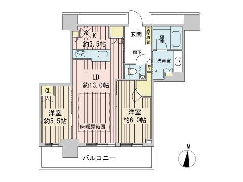 ライオンズタワー札幌の間取り