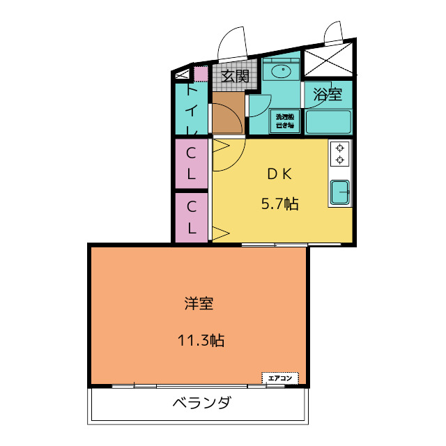 ボヌールIの間取り