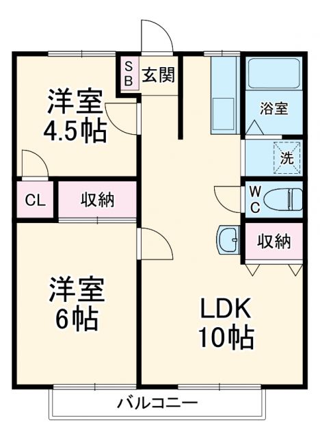 ロイヤルタカダヤB_間取り_0