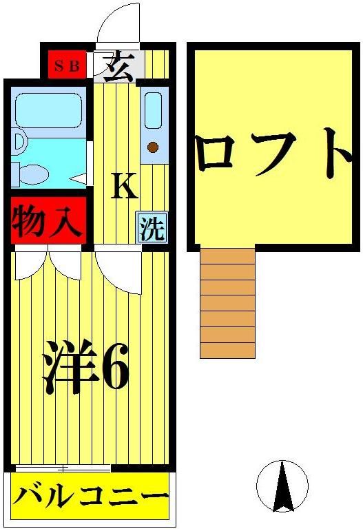 エルシーハイツＣの間取り