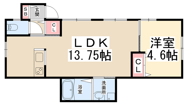 LOHAUS川西鼓が滝の間取り