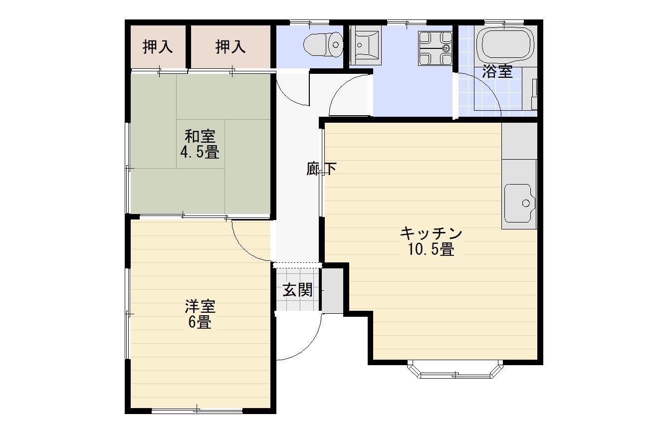 コーポ井手の間取り