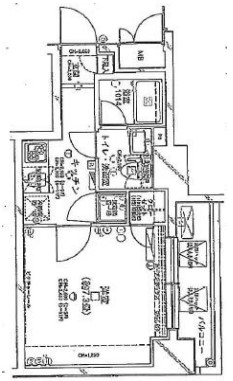 中央区日本橋箱崎町のマンションの間取り