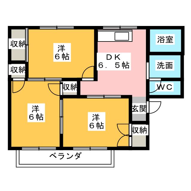 ハイツ木村の間取り